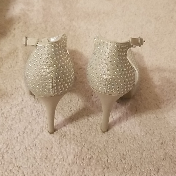 Silver Rhinestone Heels - Picture 4 of 10